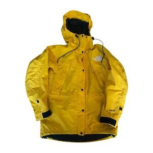 Women's Vintage 90s The North Face Mountain Guide Gore-Tex Jacket Yellow Small